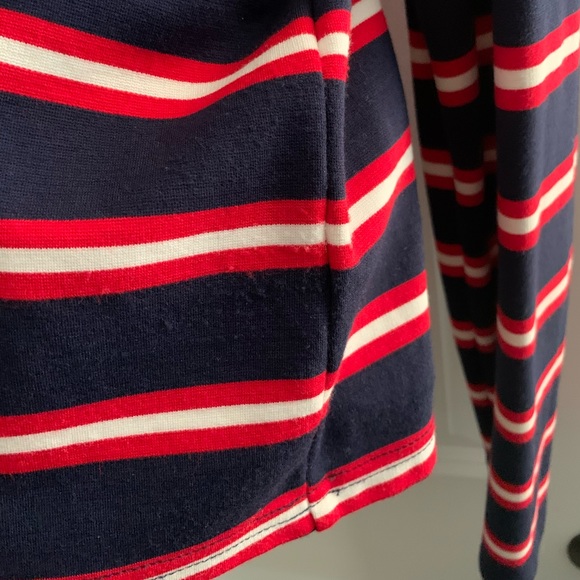 Halogen: Striped Long Sleeve Crew Neck Top - Picture 13 of 14